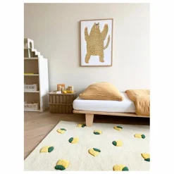 Enfant Maison Deux Tapis|Tapis Enfant*Tapis Citrons en laine |