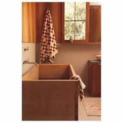 Baina Tapis de bain Echo | Terracotta