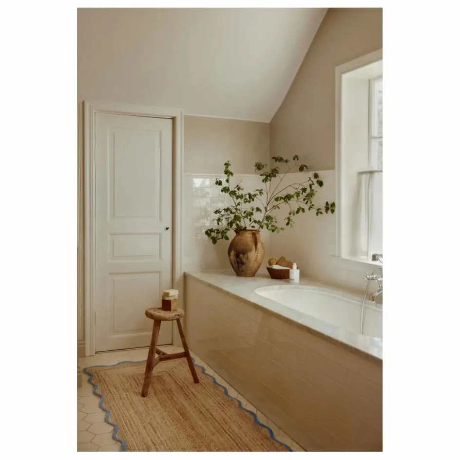 Layered Tapis*Tapis de couloir en jute Scallop |