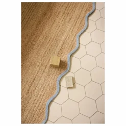 Layered Tapis*Tapis de couloir en jute Scallop |