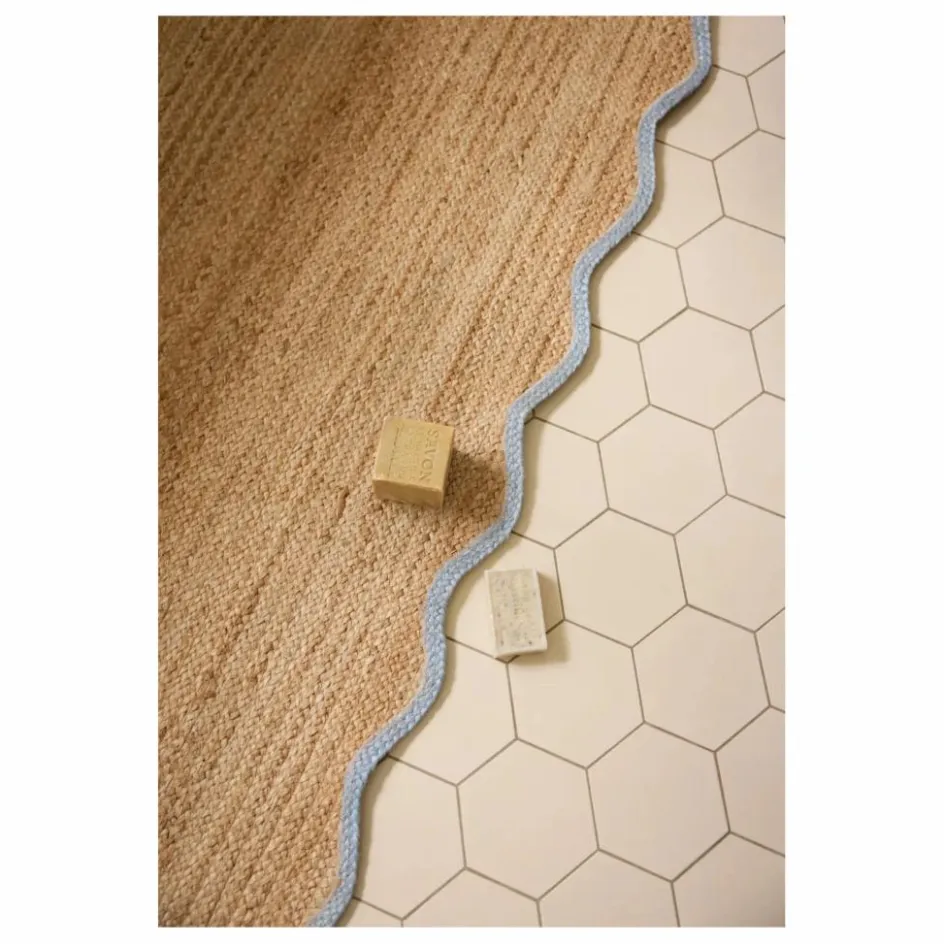 Layered Tapis*Tapis de couloir en jute Scallop |