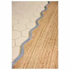 Layered Tapis*Tapis de couloir en jute Scallop |