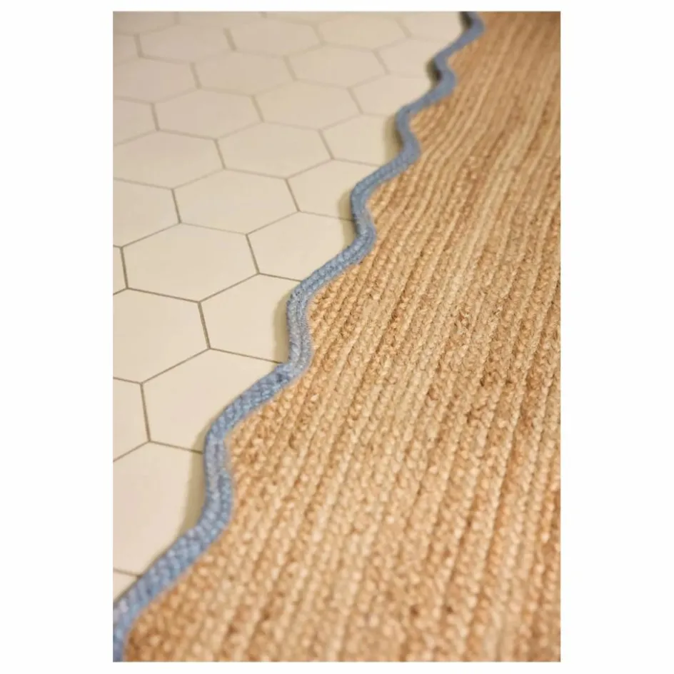 Layered Tapis*Tapis de couloir en jute Scallop |