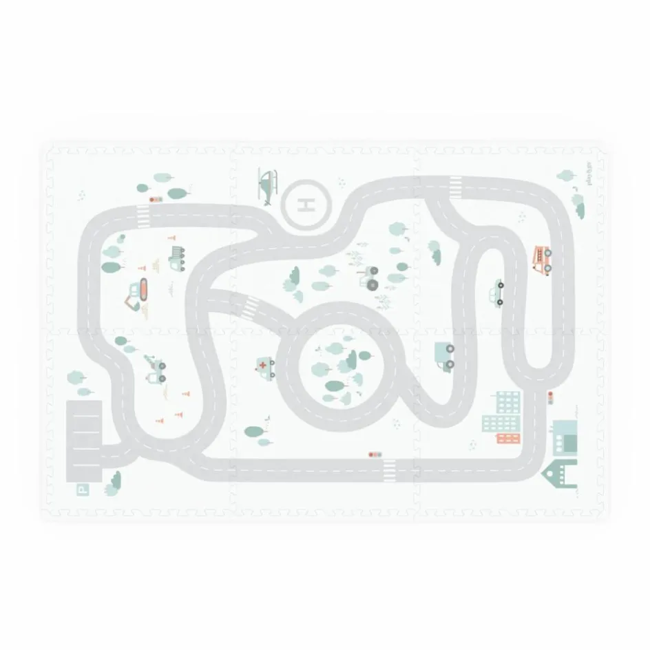 Play and Go Tapis De Jeux*Tapis de jeu modulable Tiloo - Route