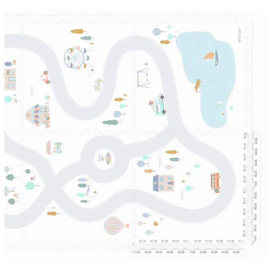 Best Tapis de jeu modulable Tiloo - Village Tapis De Jeux