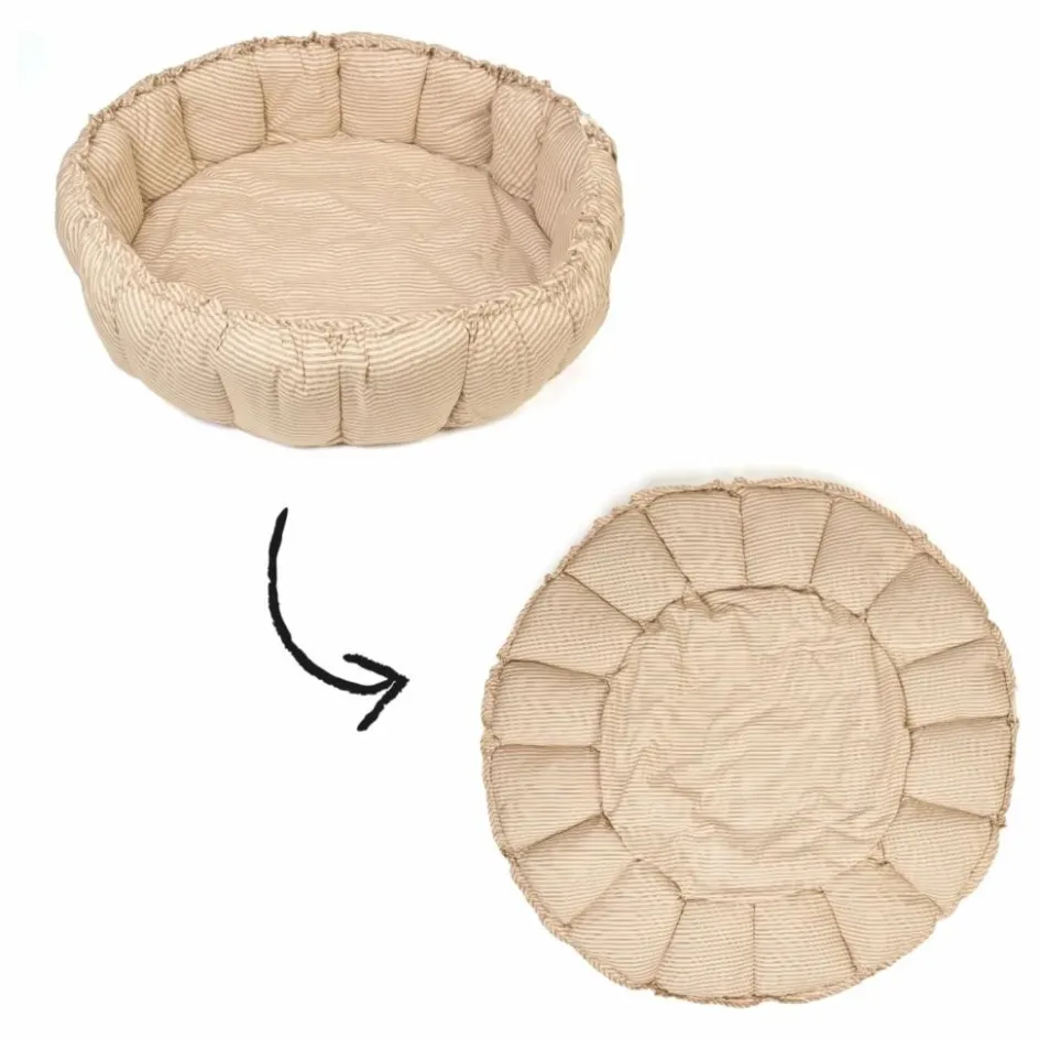 Hot Play and Go Tapis d'éveil Coco - Rayures | Ocre