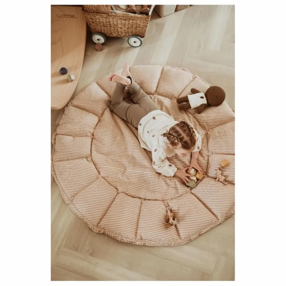 Hot Play and Go Tapis d'éveil Coco - Rayures | Ocre