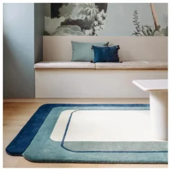 Outlet Edito Tapis Echo | Bleu