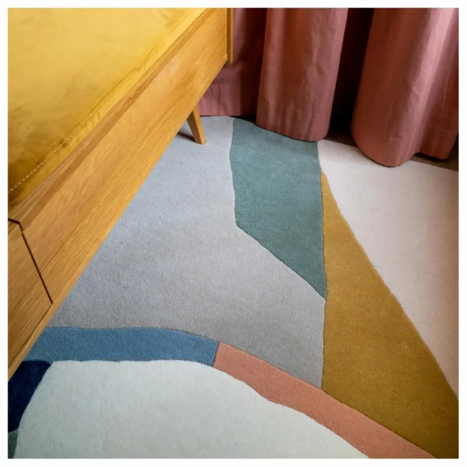 Edito Tapis Eclats tufté main Multicolore