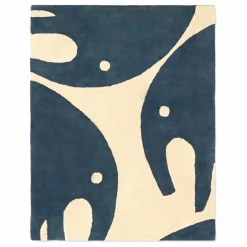 Sale Bleuu-studio Tapis Eléphant | Bleu marine