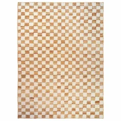 Ferm Living Tapis en jute et laine Check || Tapis