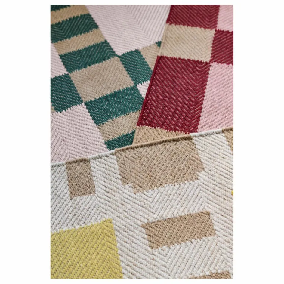 Discount Layered Tapis en jute Late Breakfast, Evelina Kroon | Jaune pâle