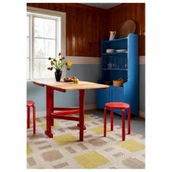 Discount Layered Tapis en jute Late Breakfast, Evelina Kroon | Jaune pâle
