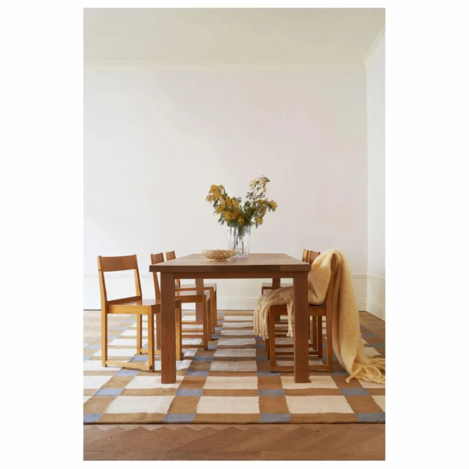 Layered Tapis en jute Late Breakfast, Evelina Kroon || Tapis