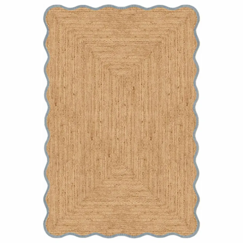 Layered Tapis*Tapis en jute Scallop |