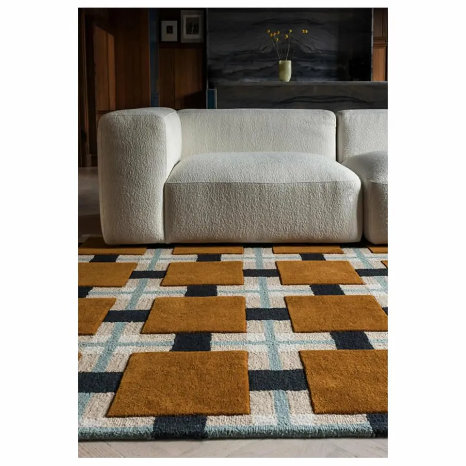 Sale Layered Tapis en laine A walk in the park, Evelina Kroon | Ocre