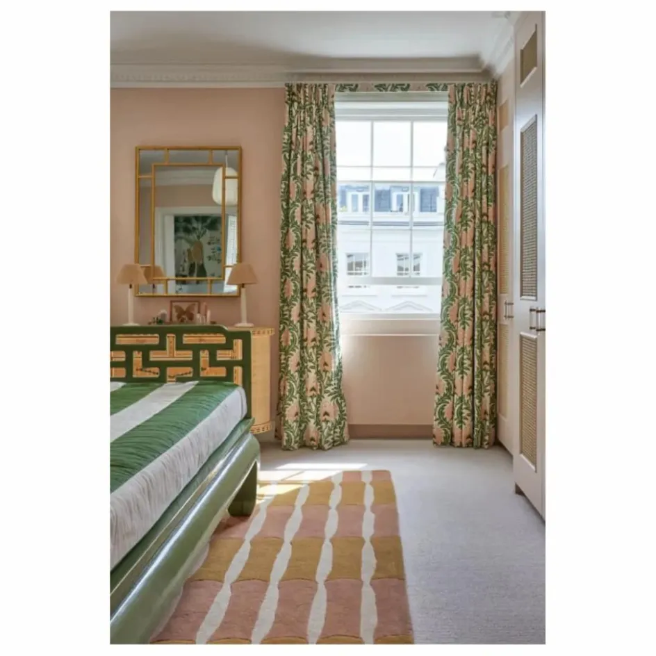 Layered Tapis en laine Bamboo Forest, Alice Crawley || Tapis