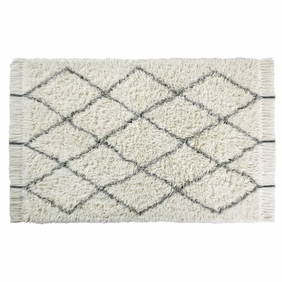 Lorena Canals Tapis en laine Berber Soul | Ecru