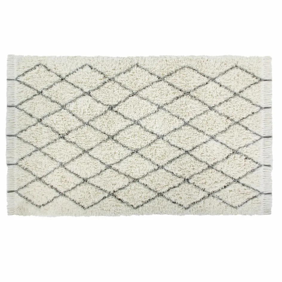 Lorena Canals Tapis en laine Berber Soul | Ecru