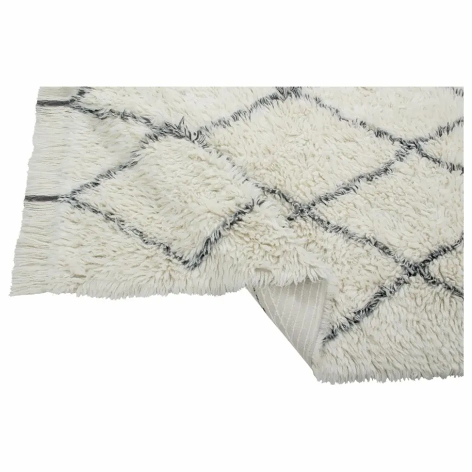 Lorena Canals Tapis en laine Berber Soul | Ecru