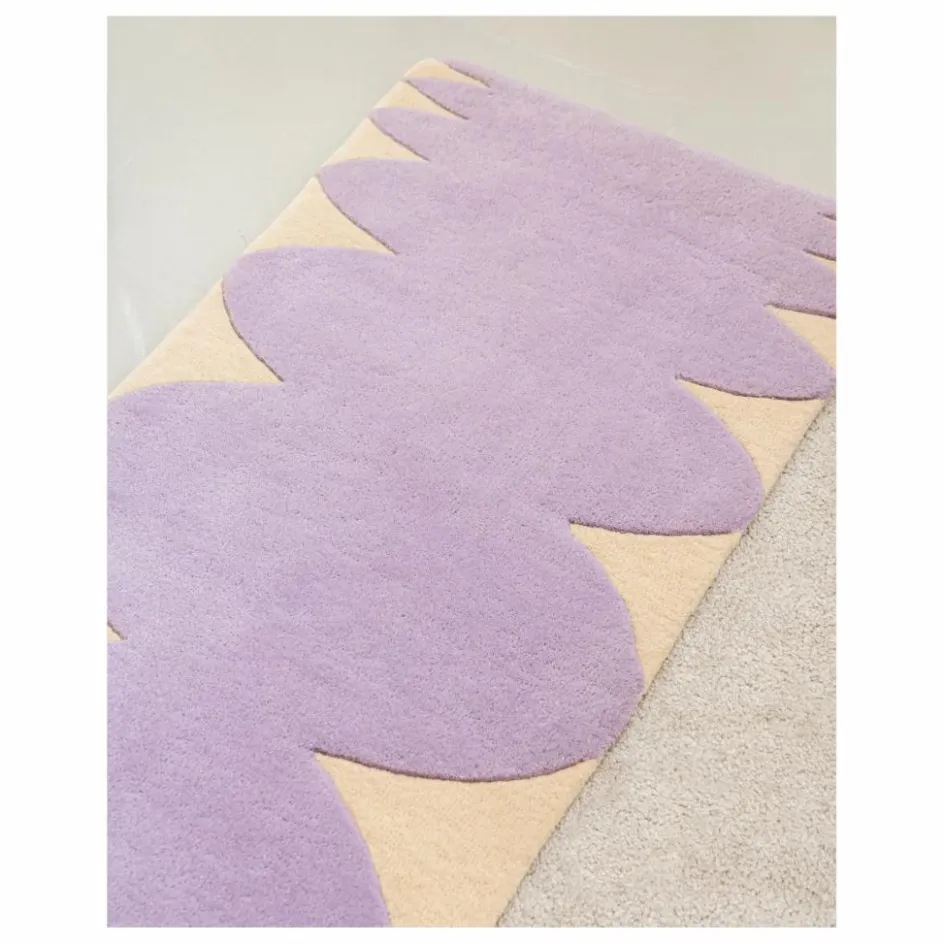 Tarta Gelatina Tapis*Tapis en laine Bouncy | Lilas
