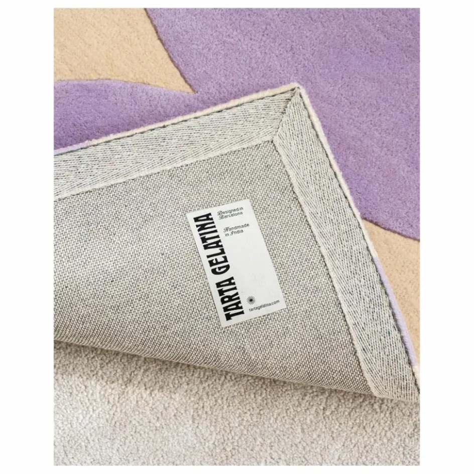 Tarta Gelatina Tapis*Tapis en laine Bouncy | Lilas