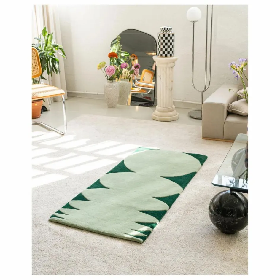 Tarta Gelatina Tapis en laine Bouncy | Vert
