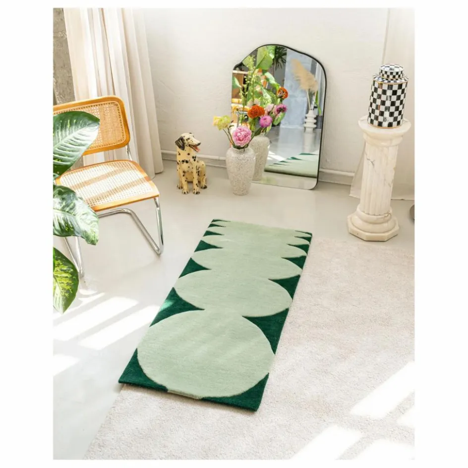 Tarta Gelatina Tapis en laine Bouncy | Vert
