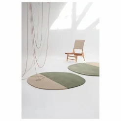 Nanimarquina Tapis en laine Pearls | Vert