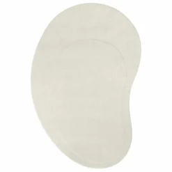 Hot Layered Tapis en Laine Residue | Blanc