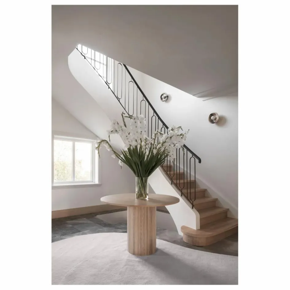 Hot Layered Tapis en Laine Residue | Blanc