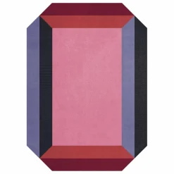 Discount Layered Tapis en laine Teklan Crystal, Tekla Evelina Severin Multicolore