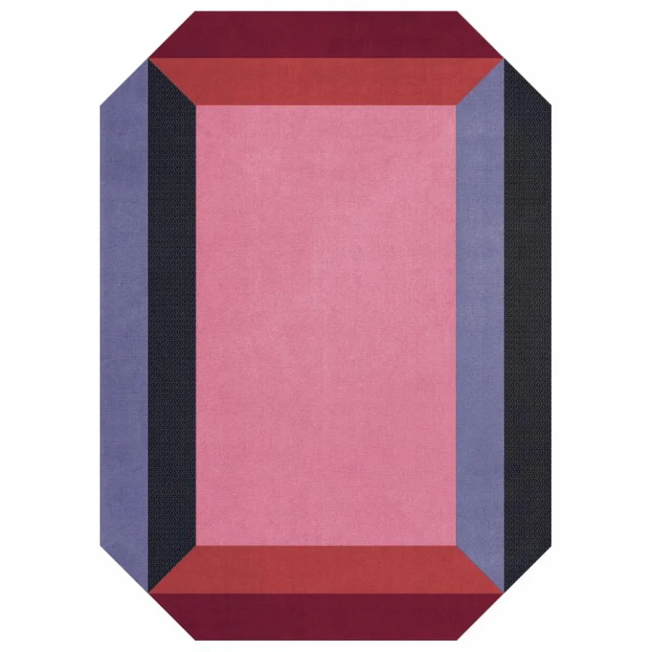 Discount Layered Tapis en laine Teklan Crystal, Tekla Evelina Severin Multicolore