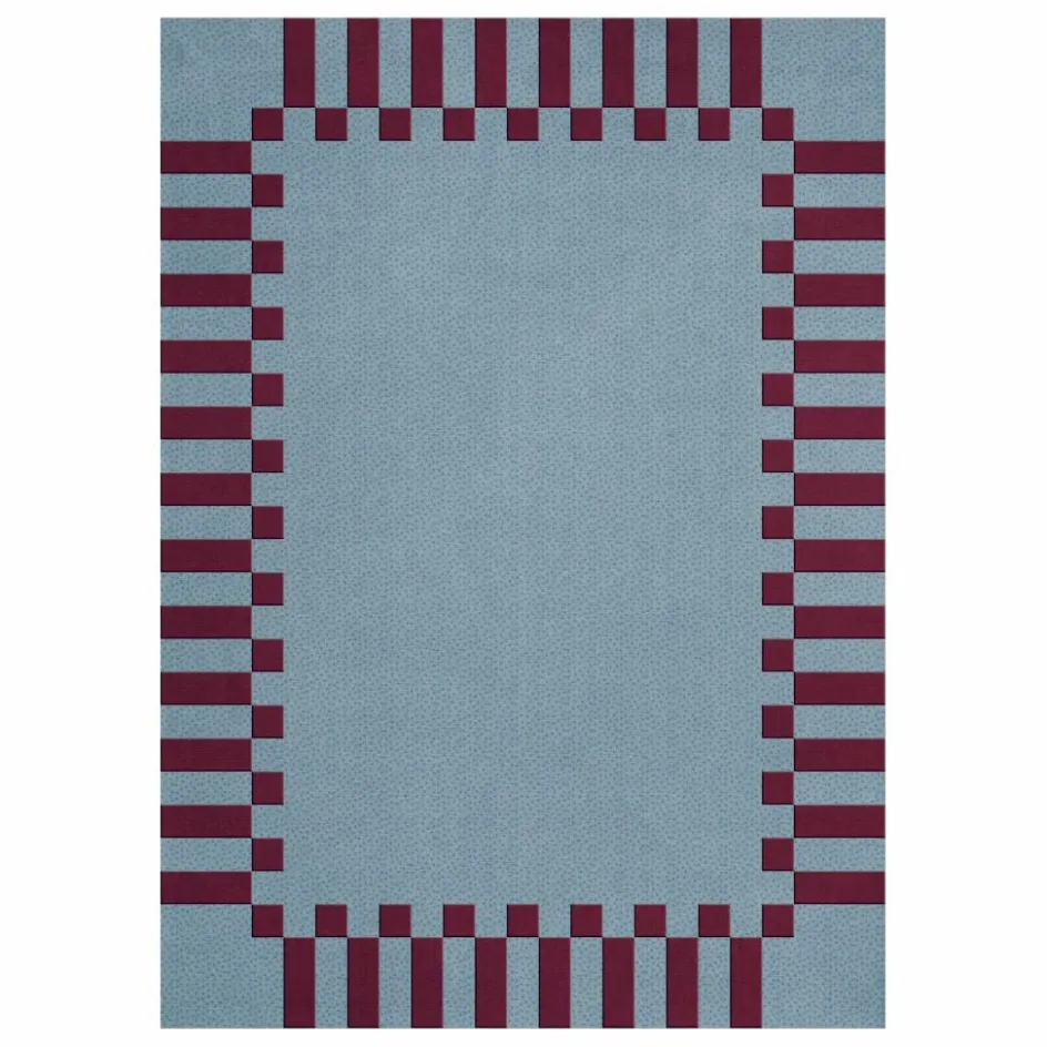 Layered Tapis en laine Teklan Frame, Tekla Evelina Severin || Tapis