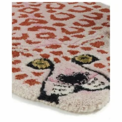 Tapis léopard en laine | Enfant Tapis|Tapis Enfant