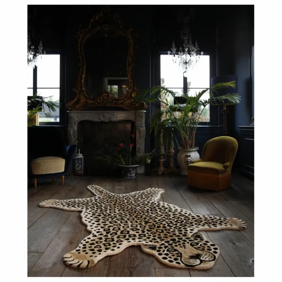 Doing Goods Tapis léopard Loony en laine ||Enfant Tapis|Tapis Enfant