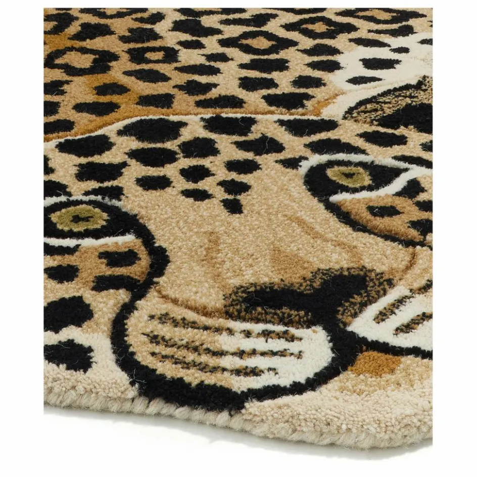 Doing Goods Tapis léopard Loony en laine ||Enfant Tapis|Tapis Enfant