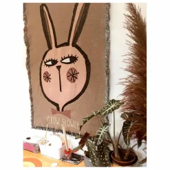 Studio Loco Tapis mural Lapin|Enfant Décoration Murale|Déco Murale Enfant