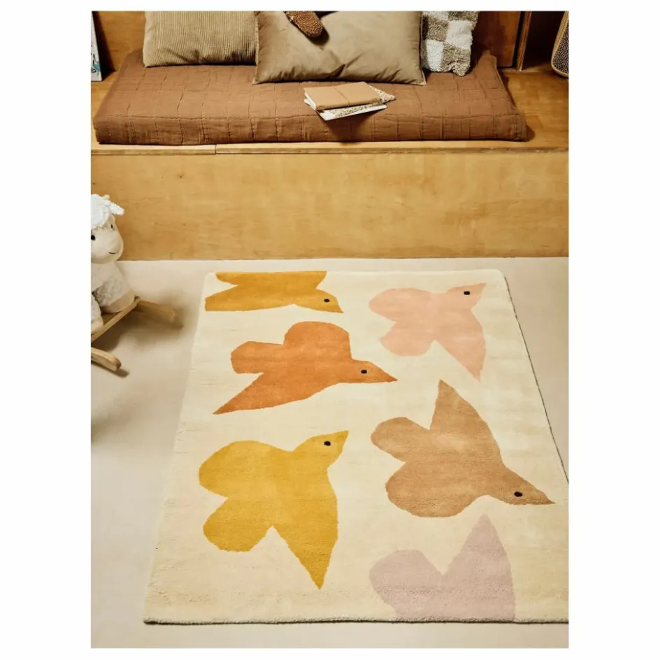 Enfant Bleuu-studio Tapis|Tapis Enfant*Tapis Oiseaux |