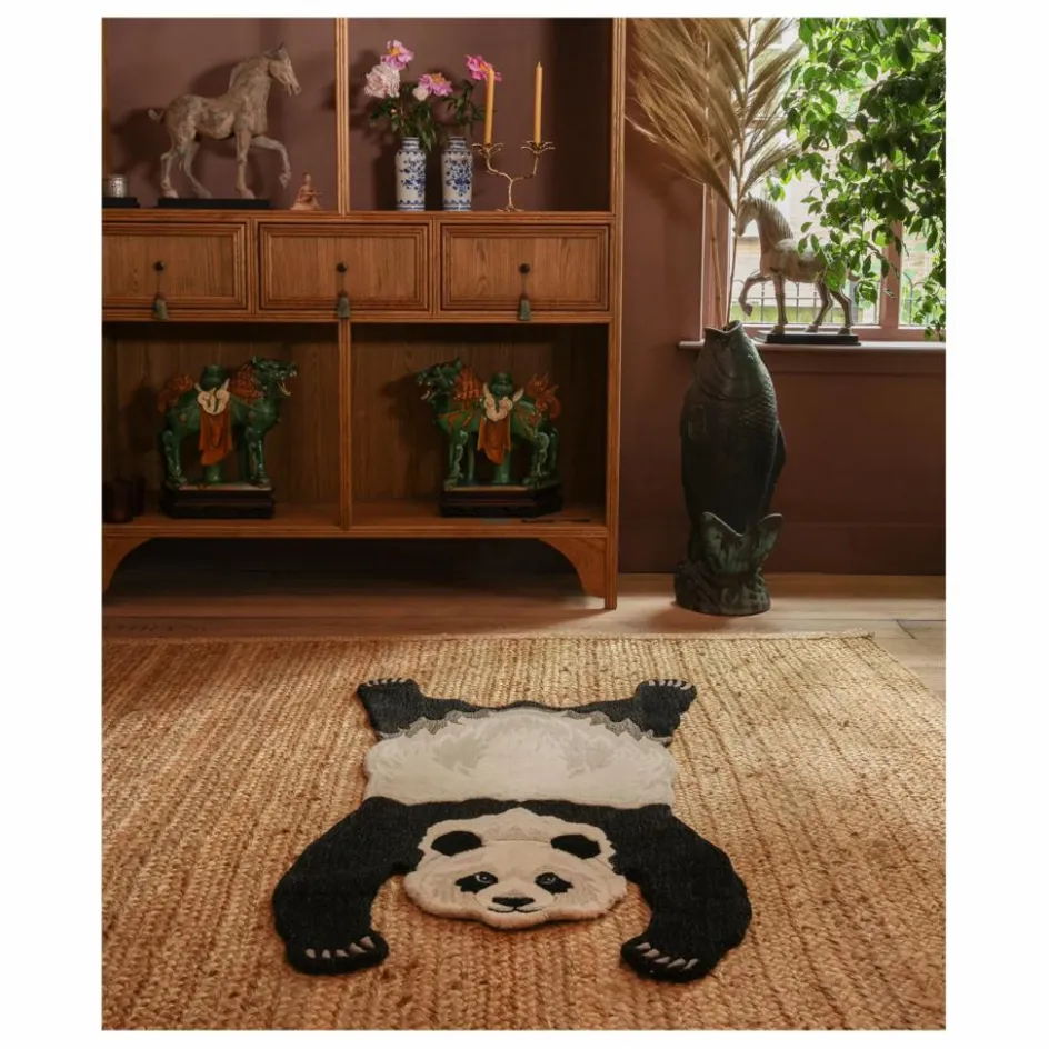 Enfant Doing Goods Tapis|Tapis Enfant*Tapis Panda en laine |
