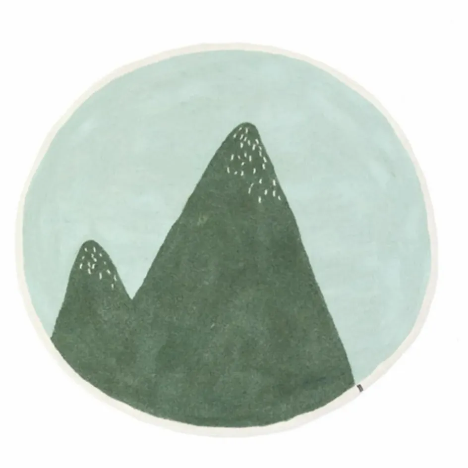 New Muskhane Tapis Pasu Montagne en feutre | Bleu