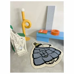 Clearance Maison Deux Tapis Peanuts Doudoune | Bleu