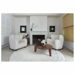 Lorena Canals Tapis rond Arctic circle 250x250 cm || Tapis