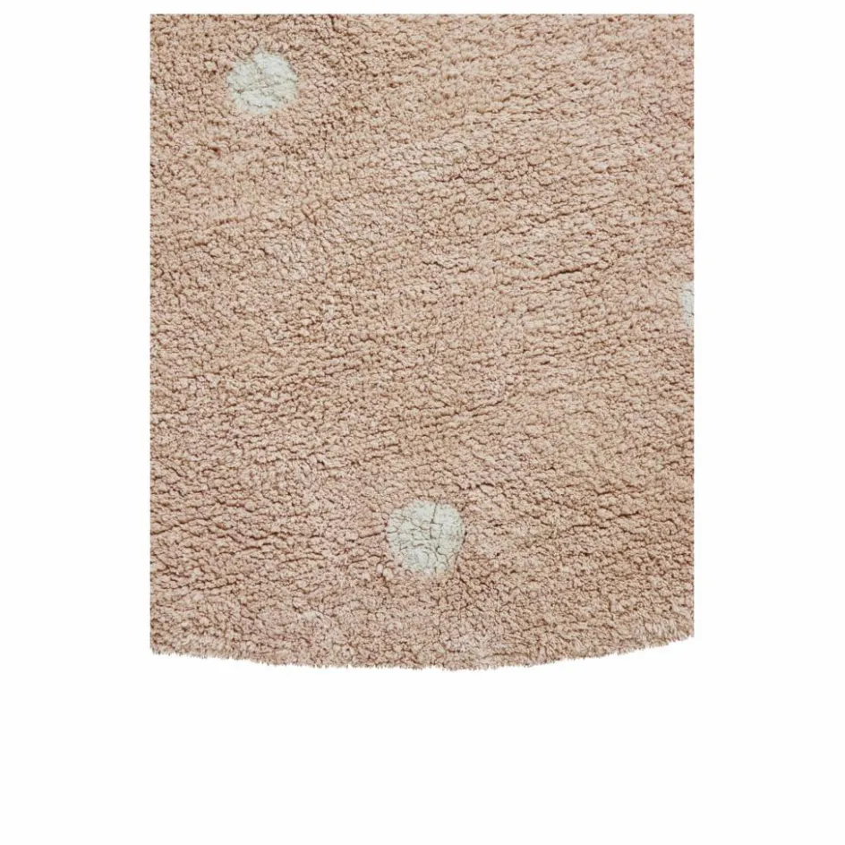 Lorena Canals Tapis rond Dot | Rose