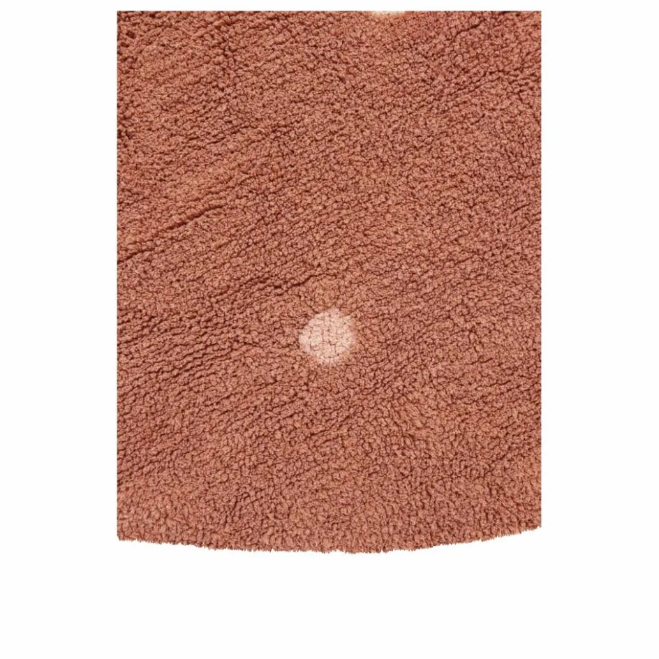 Lorena Canals Tapis rond Dot | Terracotta
