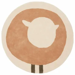 Enfant Bleuu-studio Tapis|Tapis Enfant*Tapis rond Mouton |