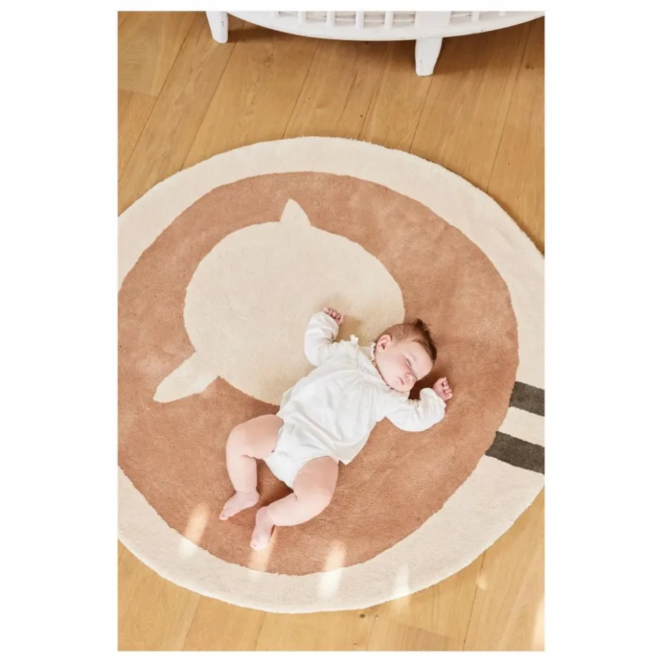 Enfant Bleuu-studio Tapis|Tapis Enfant*Tapis rond Mouton |