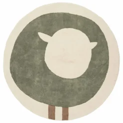 Clearance Tapis rond Mouton | Enfant Tapis|Tapis Enfant