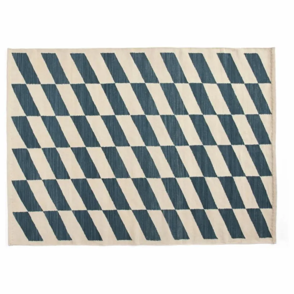 Best Hay Tapis Shift Kelim | Bleu
