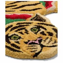 Clearance Tapis tigre Babul Bombay en laine | Enfant Tapis|Tapis Enfant